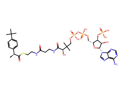 ibuprofenyl-coenzyme A structure