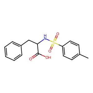 N-((4-Methylphenyl)sulfonyl)-L-phenylalanine structure