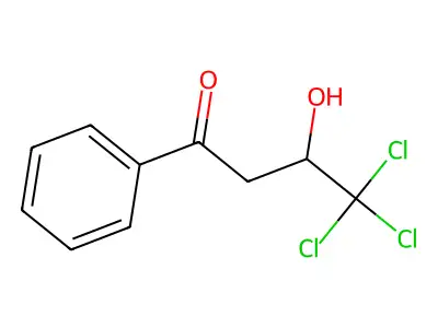 4,4,4-Trichloro-3-hydroxy-1-phenyl-butan-1-one structure