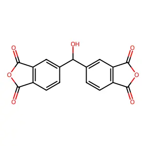 1,3-Isobenzofurandione, 5,5'-(hydroxymethylene)bis- structure