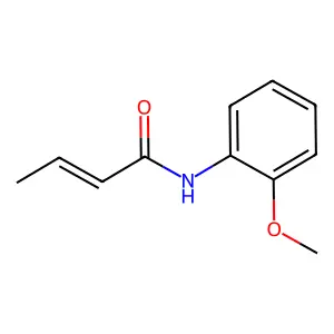 (2E)-N-(2-甲氧基苯基)丁-2-烯酰胺 structure