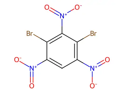 1,3-Dibromo-2,4,6-trinitrobenzene structure