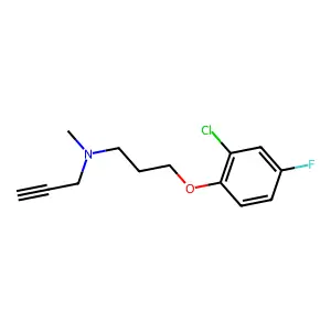 Fluoroclorgyline structure