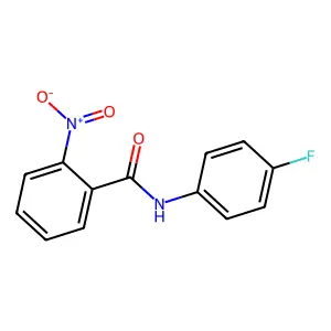 N-(4-氟苯基)-2-硝基苯甲酰胺 structure