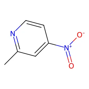Pyridine, 2-methyl-4-nitro- structure