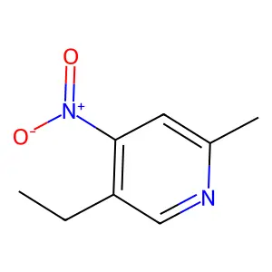 5-Ethyl-2-methyl-4-nitropyridine structure