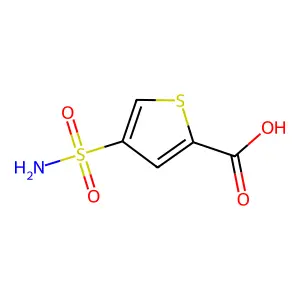 4-Sulfamoylthiophene-2-carboxylic acid structure