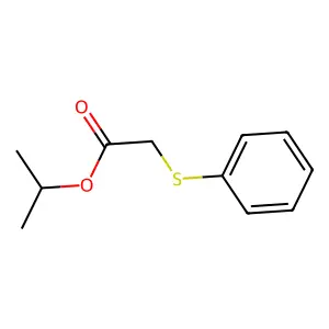 (苯硫基)乙酸1-甲基乙基酯 structure