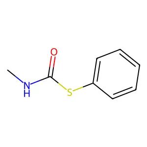 Carbamothioic acid, methyl-, S-phenyl ester structure