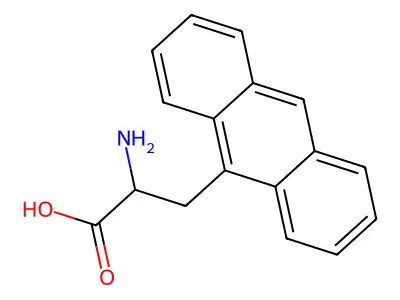 2-氨基-3-(9-蒽基)丙酸 structure
