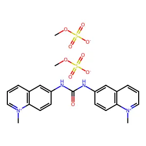 Quinuronium methylsulfate structure