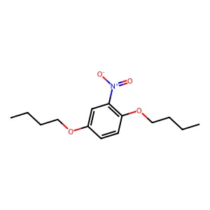 1,4-Dibutoxy-2-nitrobenzene structure