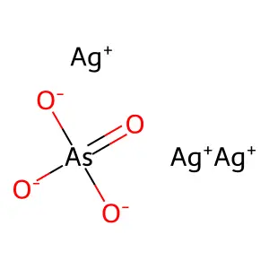 砷酸银 structure