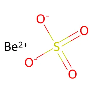 硫酸铍 structure