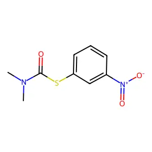 S-(3-Nitrophenyl) dimethylcarbamothioate structure