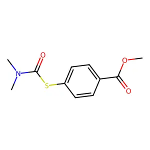 Methyl 4-[(dimethylcarbamoyl)sulfanyl]benzoate structure