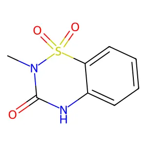 2-Methyl-1lambda~6~,2,4-benzothiadiazine-1,1,3(2H,4H)-trione structure