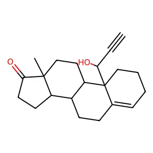 19-Ethynyl-19-hydroxyandrost-4-en-17-one structure
