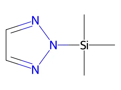 2-Trimethylsilyl-1,2,3-triazole structure