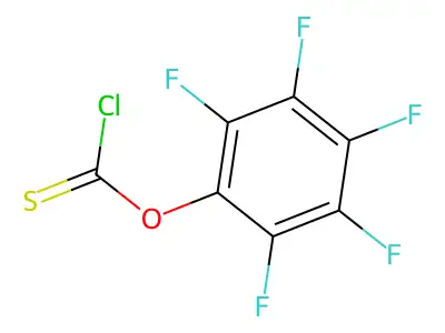 Pentafluorophenyl Chlorothionoformate structure