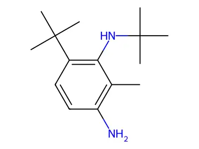 N3,4-双(1,1-二甲基乙基)-2-甲基苯-1,3-二胺 structure