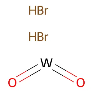 Tungsten dibromide dioxide structure