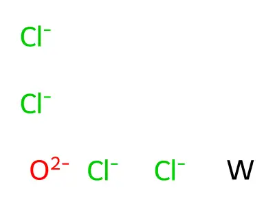 四氯氧化钨 structure