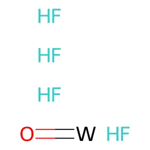 四氟氧化钨 structure