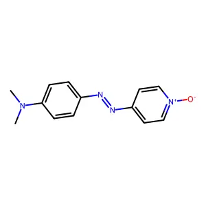 吡啶-1-氧化物-4-偶氮-N,N-二甲基苯胺 structure