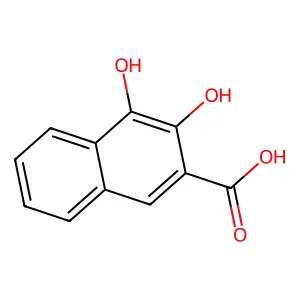 3,4-二羟基萘-2-甲酸 structure