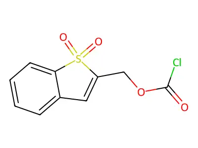 1,1-Dioxobenzo[b]thiophen-2-ylmethyl chloroformate structure