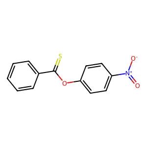 O-(4-nitrophenyl) benzenecarbothioate structure