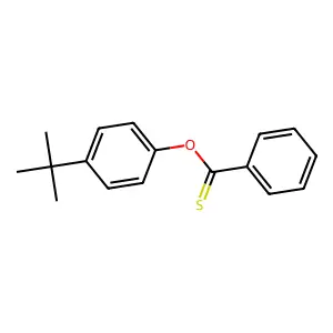 O-(4-tert-butylphenyl) benzenecarbothioate structure