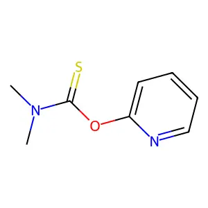 O-pyridin-2-yl N,N-dimethylcarbamothioate structure