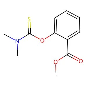 Methyl 2-[(dimethylcarbamothioyl)oxy]benzoate structure