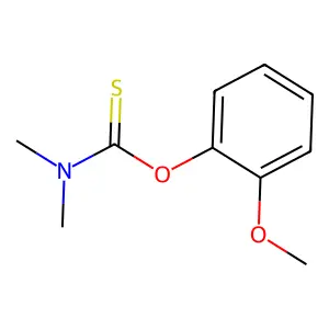 O-(2-Methoxyphenyl) dimethylcarbamothioate structure