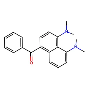 Methanone, [4,5-bis(dimethylamino)-1-naphthalenyl]phenyl- structure