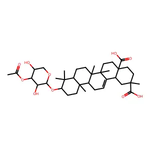 Yiyeliangwanoside II structure
