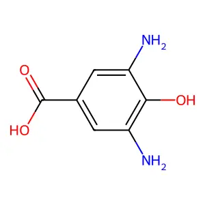 3,5-二氨基-4-羟基苯甲酸 structure