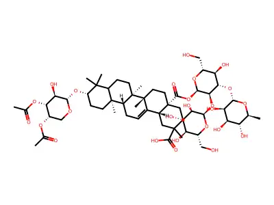 Yiyeliangwanoside I structure