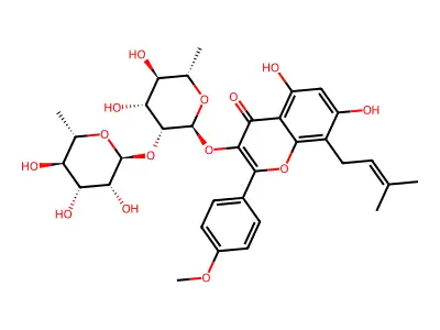 2''-O-Rhamnosylicariside II structure