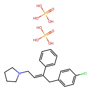 磷酸吡咯布他明 structure
