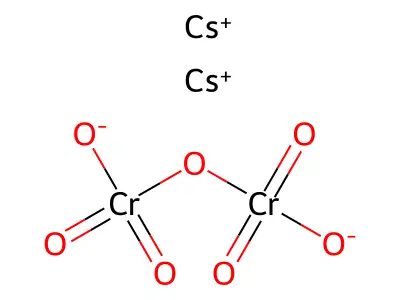 重铬酸铯 structure