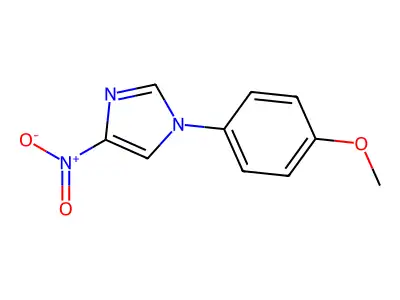 1-(4-methoxyphenyl)-4-nitro-1H-imidazole structure