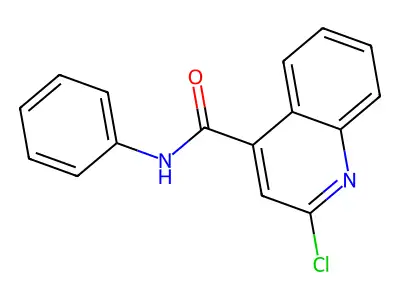 2-氯-N-苯基喹啉-4-甲酰胺 structure