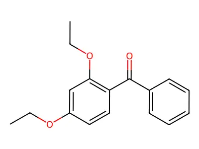 2,4-Diethoxybenzophenone structure