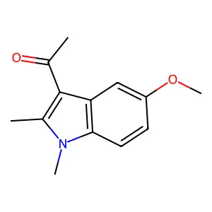 1-(5-Methoxy-1,2-dimethyl-1H-indol-3-yl)ethanone structure