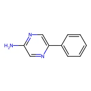 2-Amino-5-phenylpyrazine structure