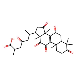 Ganosporeric acid A structure