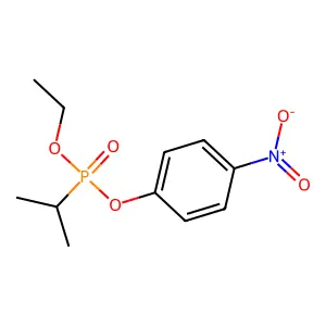 Phosphonic acid, isopropyl-, ethyl p-nitrophenyl ester structure